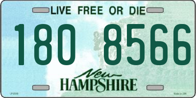 NH license plate 1808566