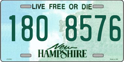NH license plate 1808576