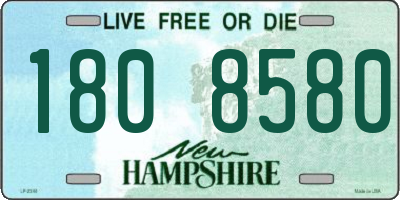NH license plate 1808580