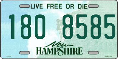 NH license plate 1808585