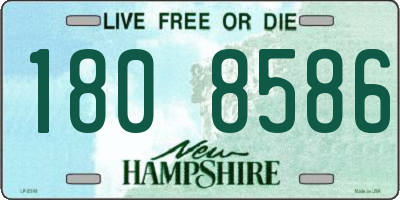 NH license plate 1808586