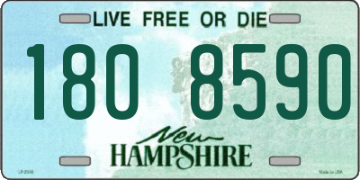 NH license plate 1808590