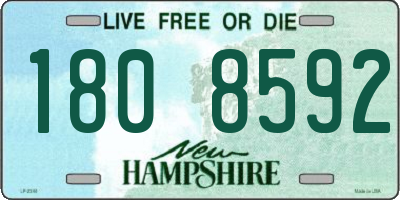 NH license plate 1808592