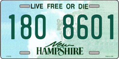 NH license plate 1808601