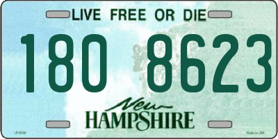 NH license plate 1808623