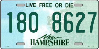 NH license plate 1808627