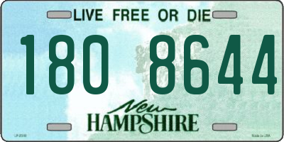 NH license plate 1808644