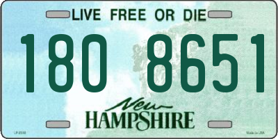 NH license plate 1808651