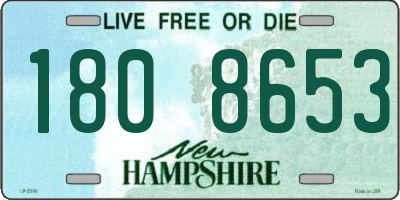 NH license plate 1808653