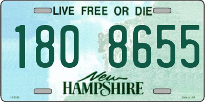 NH license plate 1808655