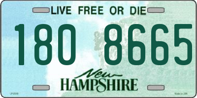 NH license plate 1808665