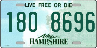 NH license plate 1808696