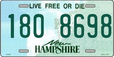 NH license plate 1808698