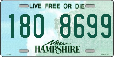 NH license plate 1808699