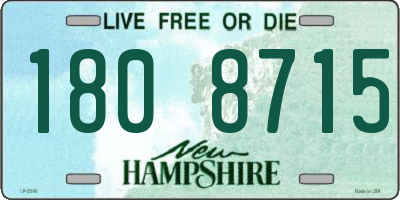 NH license plate 1808715