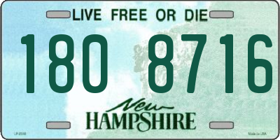 NH license plate 1808716