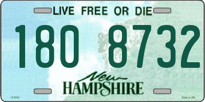 NH license plate 1808732