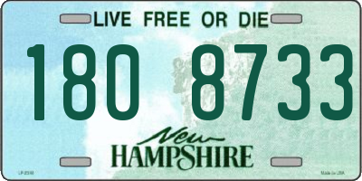 NH license plate 1808733