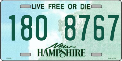 NH license plate 1808767