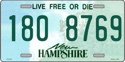 NH license plate 1808769