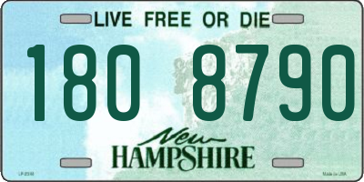 NH license plate 1808790