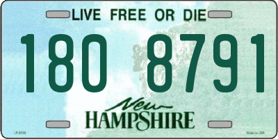 NH license plate 1808791