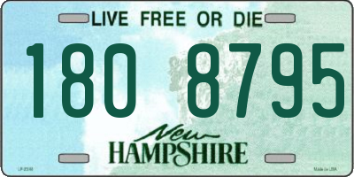 NH license plate 1808795