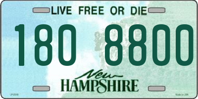 NH license plate 1808800