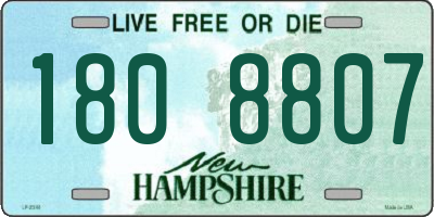 NH license plate 1808807