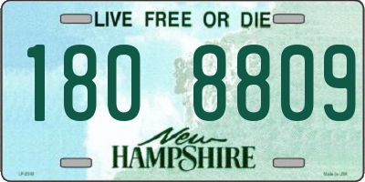 NH license plate 1808809