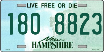 NH license plate 1808823