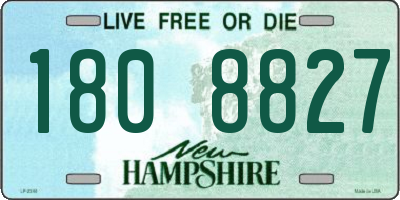 NH license plate 1808827