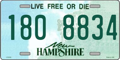 NH license plate 1808834