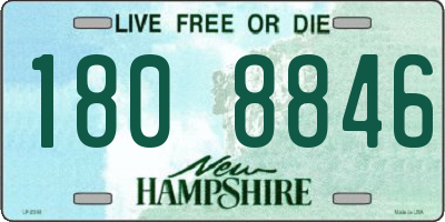 NH license plate 1808846