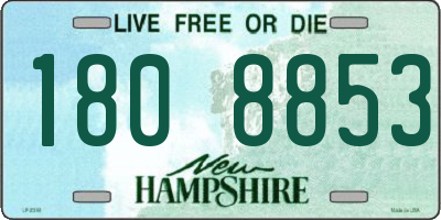 NH license plate 1808853