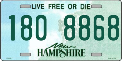 NH license plate 1808868