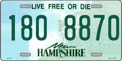 NH license plate 1808870
