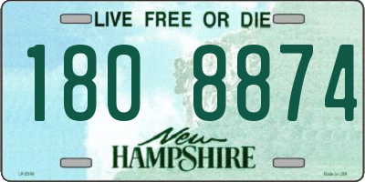 NH license plate 1808874