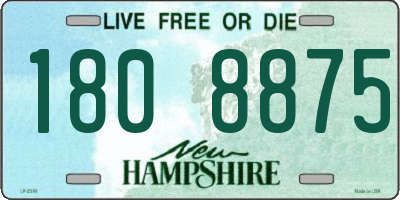 NH license plate 1808875