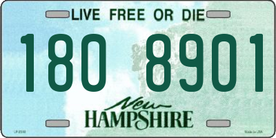 NH license plate 1808901