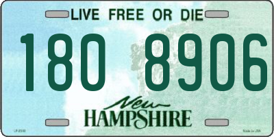 NH license plate 1808906