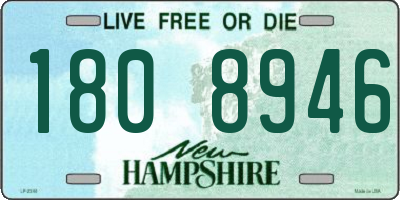 NH license plate 1808946