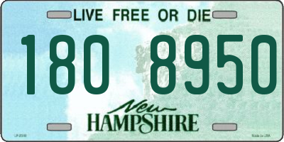 NH license plate 1808950