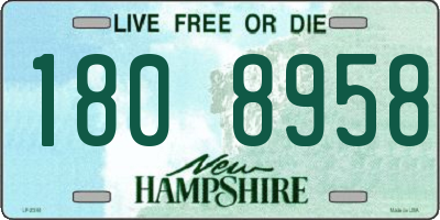 NH license plate 1808958