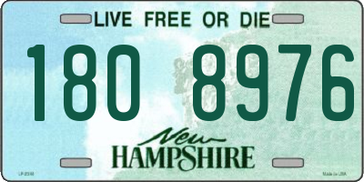 NH license plate 1808976