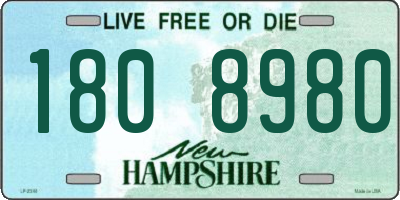 NH license plate 1808980