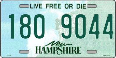 NH license plate 1809044