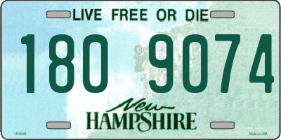 NH license plate 1809074