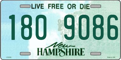 NH license plate 1809086