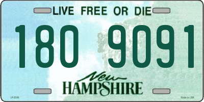 NH license plate 1809091